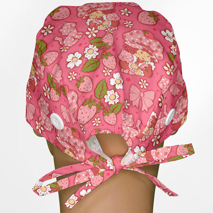 Cute Strawberry Shortcake Surgeon Scrub Cap