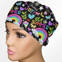 Cute Summer Low-Tie Surgeon Scrub Cap