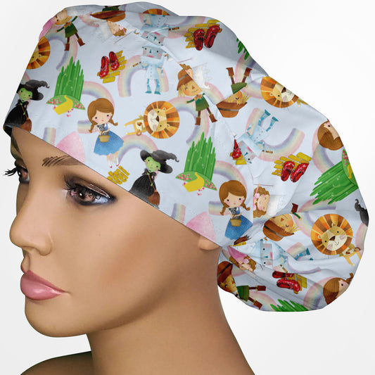 Cute Wizard Of Oz Bouffant Scrub Cap
