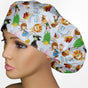 Cute Wizard Of Oz Bouffant Scrub Cap