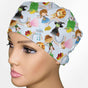 Cute Wizard Of Oz Low-Tie Surgeon Scrub Cap