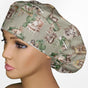 Dachshunds Bouffant Scrub Cap