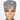 Daisy Leopard Ponytail Scrub Cap