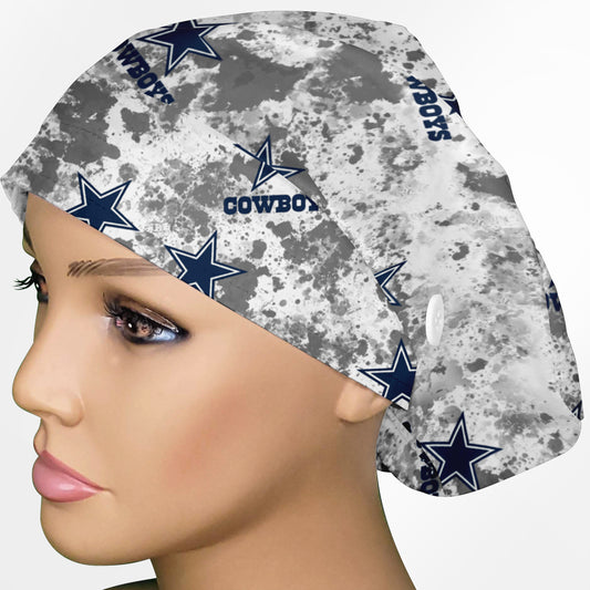 Dallas Cowboys Grey Euro Scrub Cap