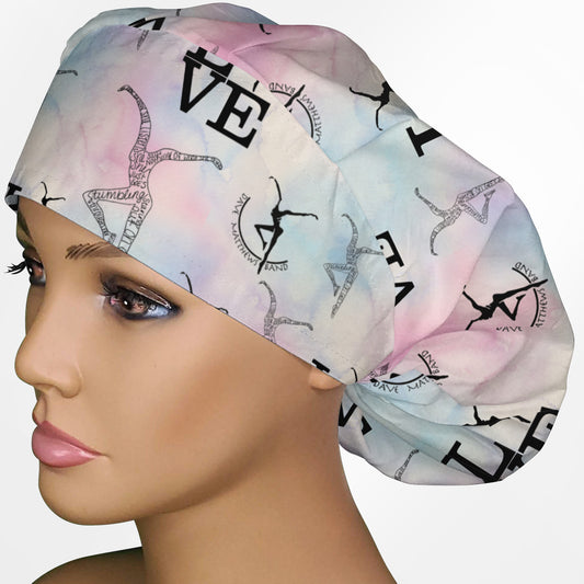 Fire Dancers Bouffant Scrub Cap