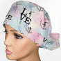 Fire Dancers Ponytail Scrub Cap