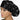 Fire Dancers - Black Bouffant Scrub Cap