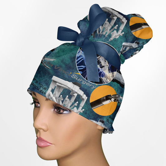 DaVinci High Bun Ponytail Scrub Cap