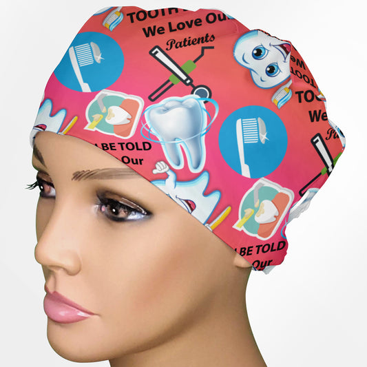 Dental Low-Tie Surgeon Scrub Cap