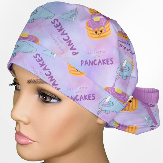 Dermabond Pancakes Ponytail Scrub Cap