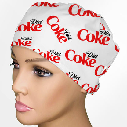 Diet Coke Low-Tie Surgeon Scrub Cap