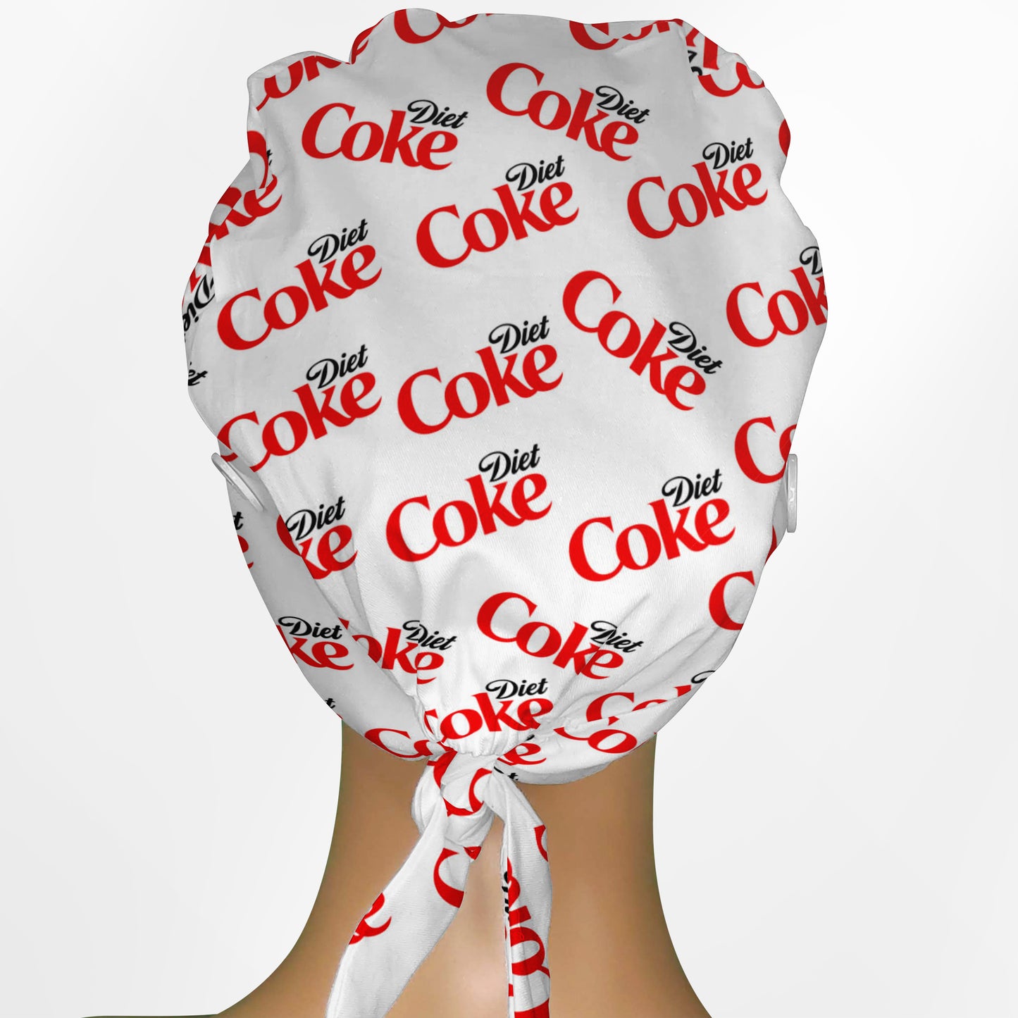 Diet Coke Low-Tie Surgeon Scrub Cap