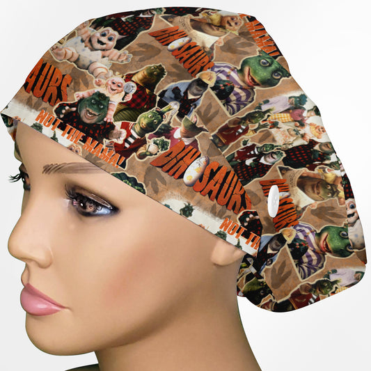 Dinosaurs Euro Scrub Cap
