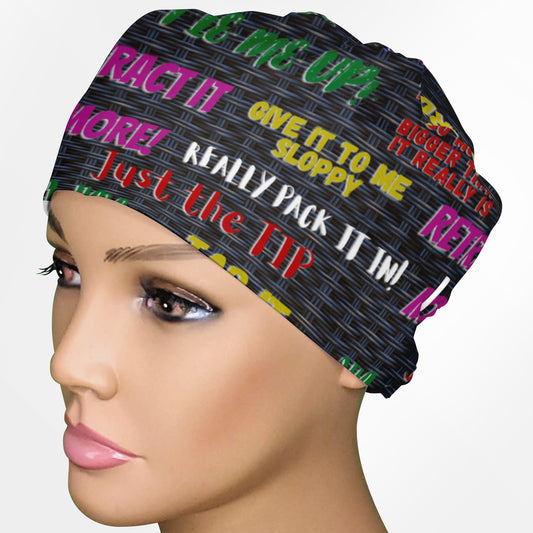 Dirty OR Sayings Low-Tie Surgeon Scrub Cap