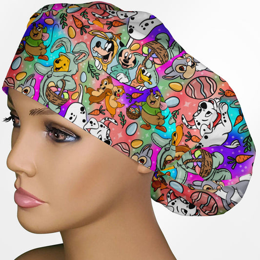 Enchanted Easter Bouffant Scrub Cap
