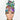 Enchanted Easter High Bun Ponytail Scrub Cap
