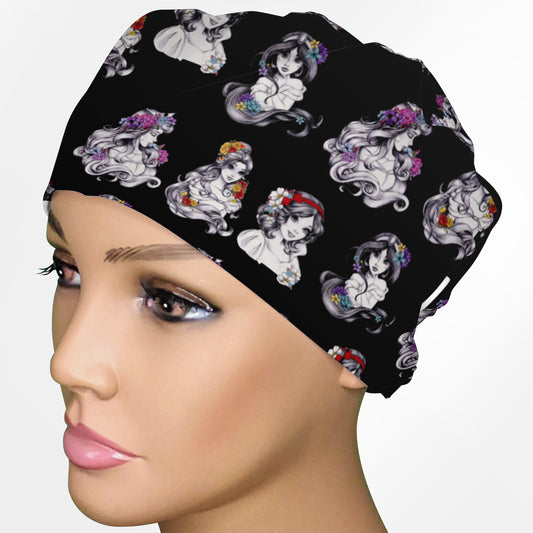 Dark Royalty Low-Tie Surgeon Scrub Cap
