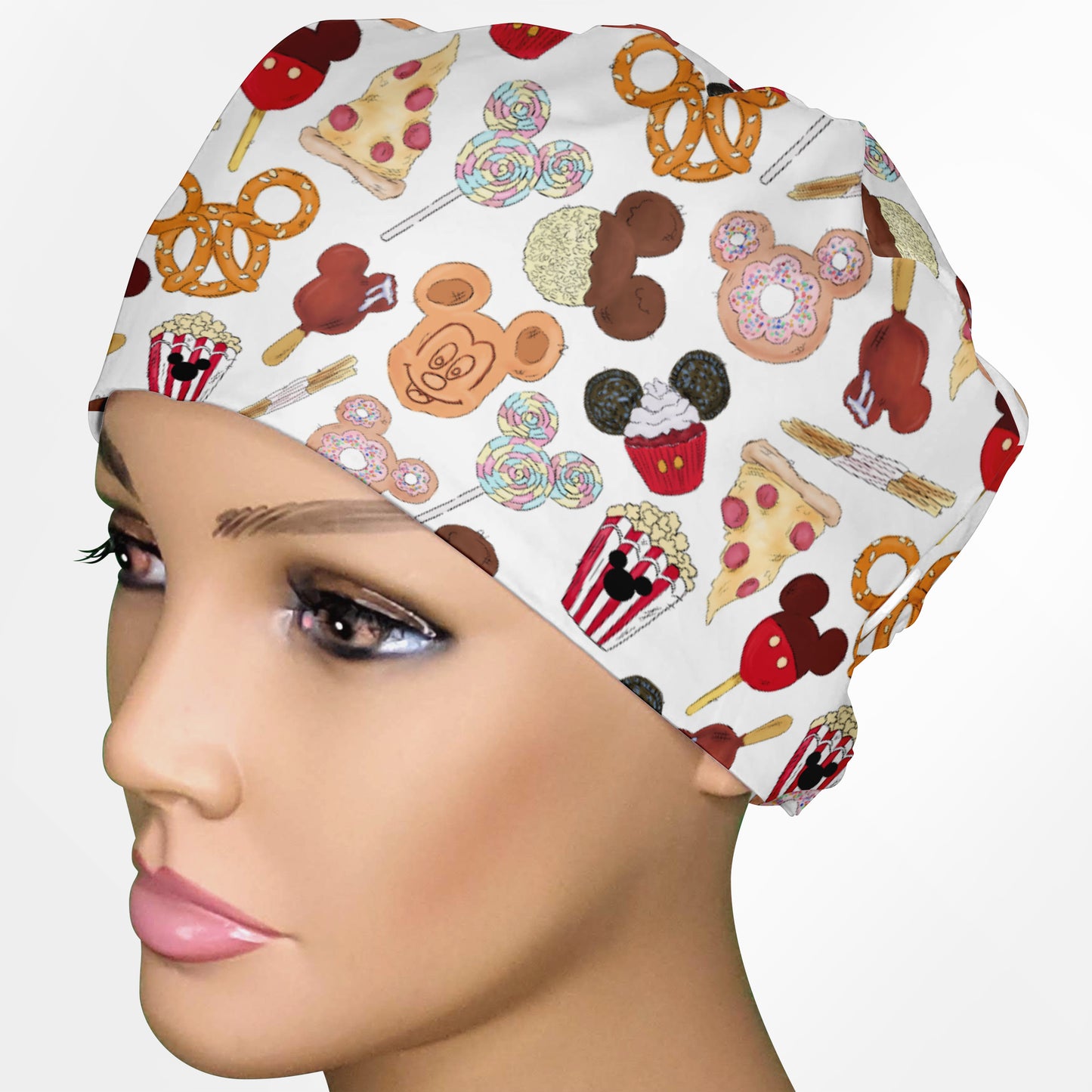 Charmed Bites Low-Tie Surgeon Scrub Cap