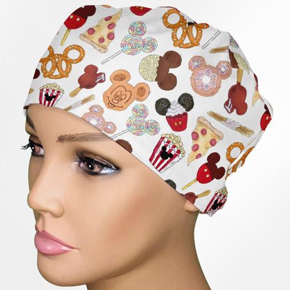 Charmed Bites Low-Tie Surgeon Scrub Cap