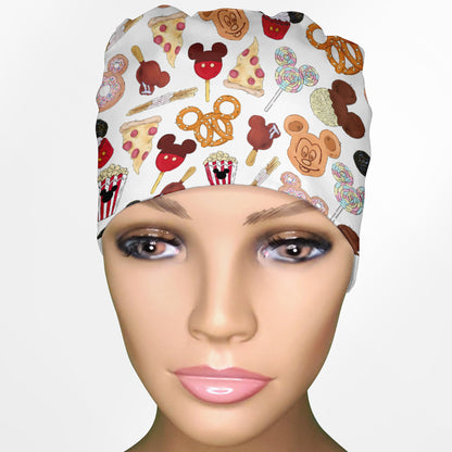 Charmed Bites Low-Tie Surgeon Scrub Cap