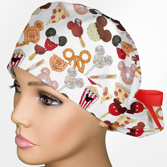 Charmed Bites Ponytail Scrub Cap