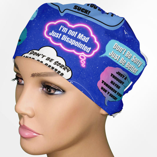 Disappointment Low-Tie Surgeon Scrub Cap