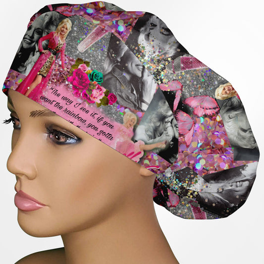 Dolly Bouffant Scrub Cap