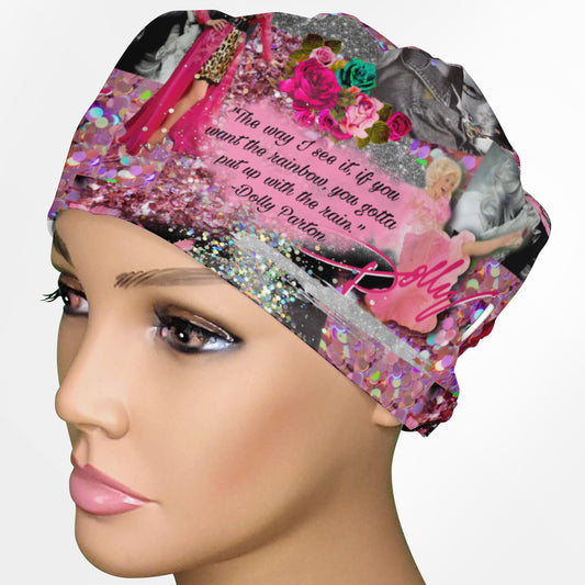 Dolly Low-Tie Surgeon Scrub Cap