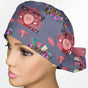 Don't Ovary React (Obgyn) - dark Ponytail Scrub Cap