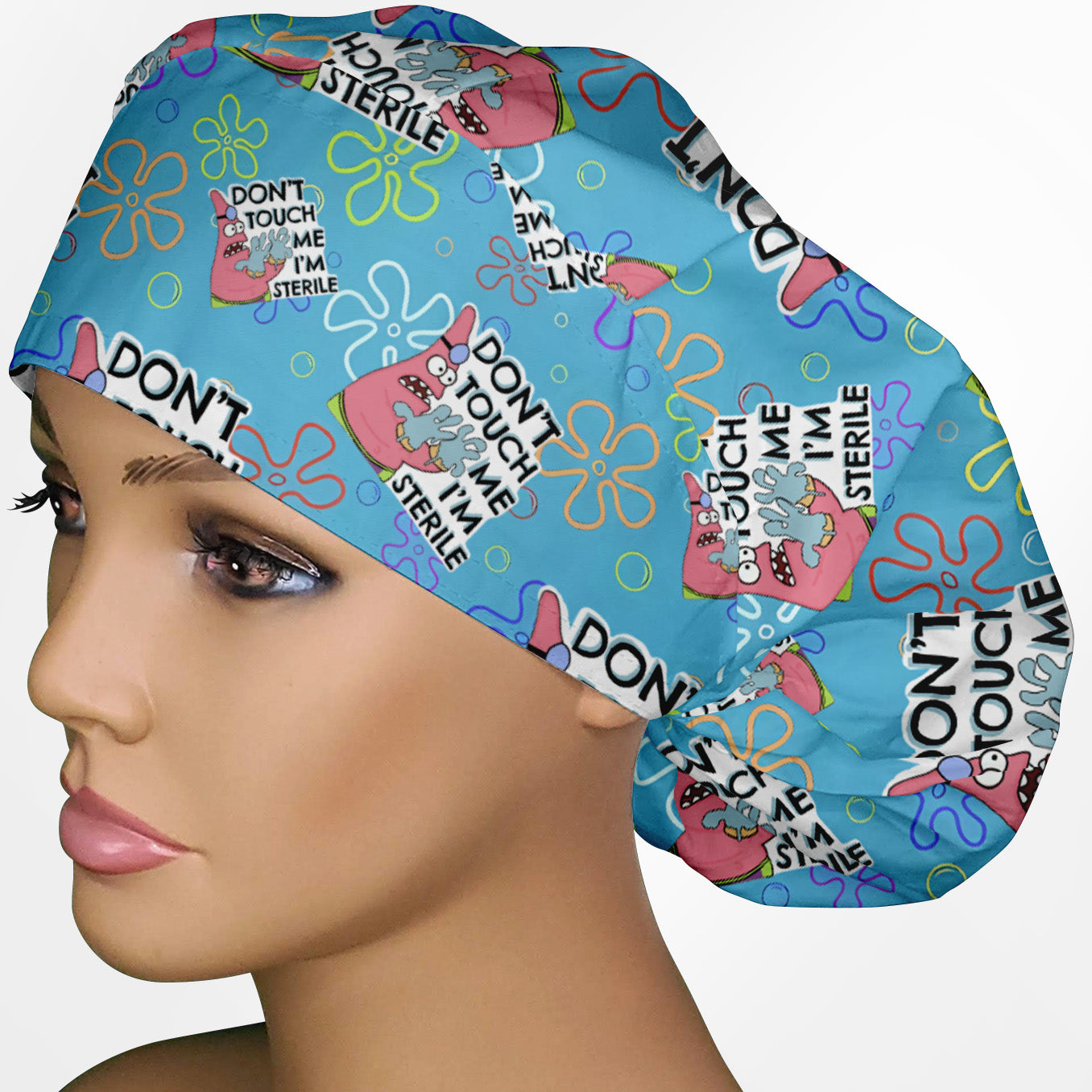 Don't Touch Me I'm Sterile Bouffant Scrub Cap