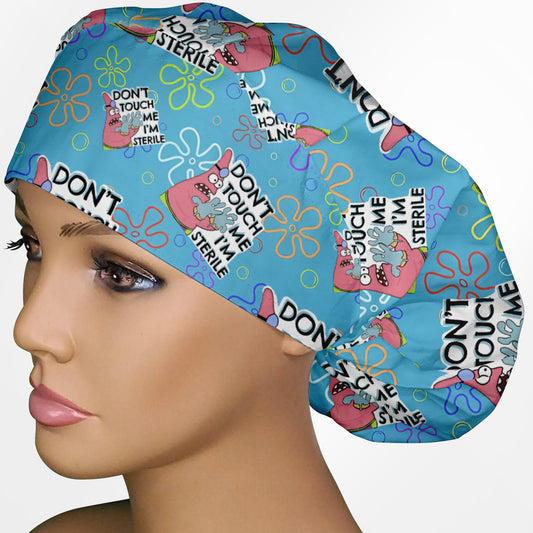Don't Touch Me I'm Sterile Bouffant Scrub Cap