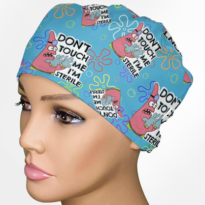 Don't Touch Me I'm Sterile Low-Tie Surgeon Scrub Cap