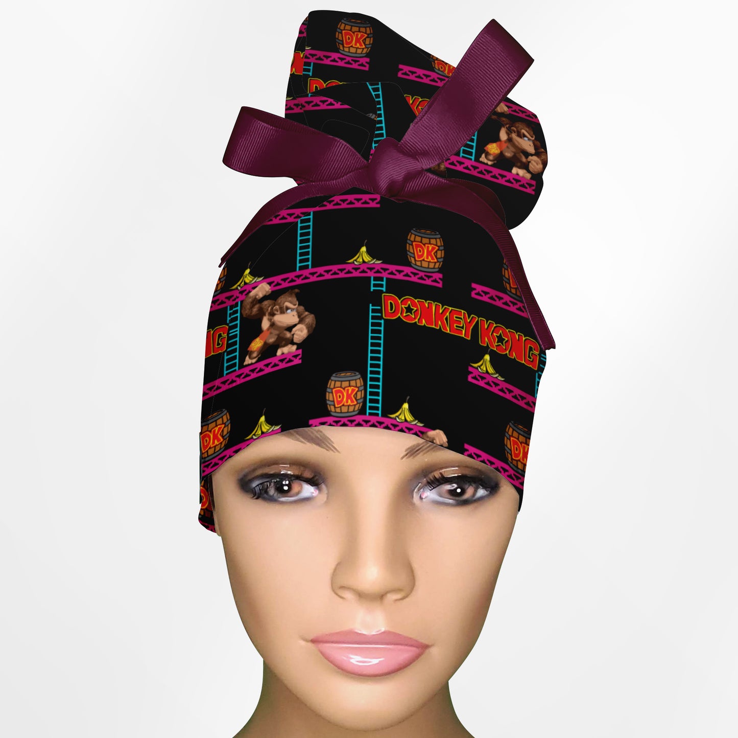 Banana Boss High Bun Ponytail Scrub Cap