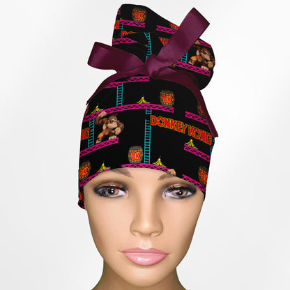 Banana Boss High Bun Ponytail Scrub Cap