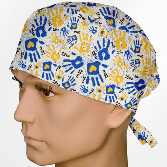 Down Syndrome Hands Surgeon Scrub Cap
