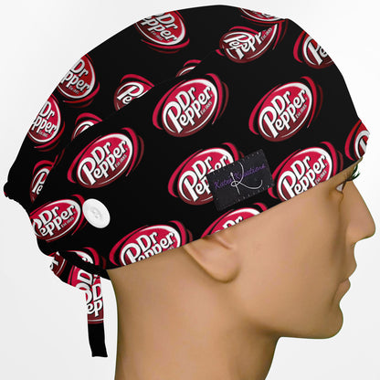 Dr. Pepper Surgeon Scrub Cap