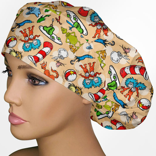 Dr. Seuss Bouffant Scrub Cap