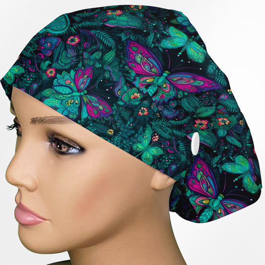 Dragonfly Dream Euro Scrub Cap
