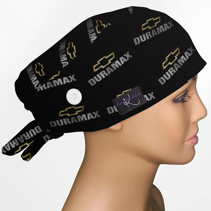 Chevy Duramax Low-Tie Surgeon Scrub Cap