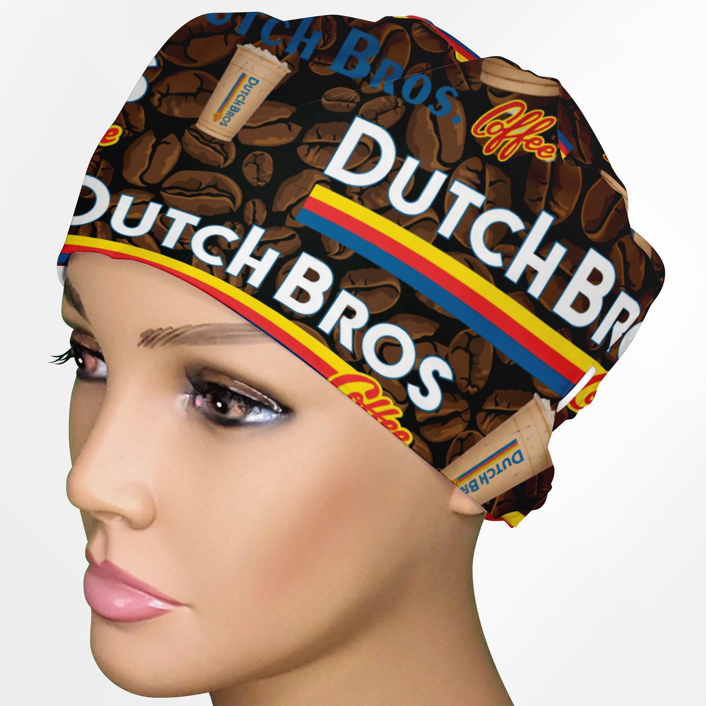 Dutch Bros Low-Tie Surgeon Scrub Cap