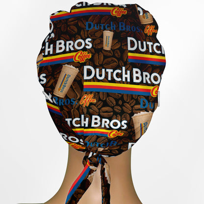 Dutch Bros Low-Tie Surgeon Scrub Cap