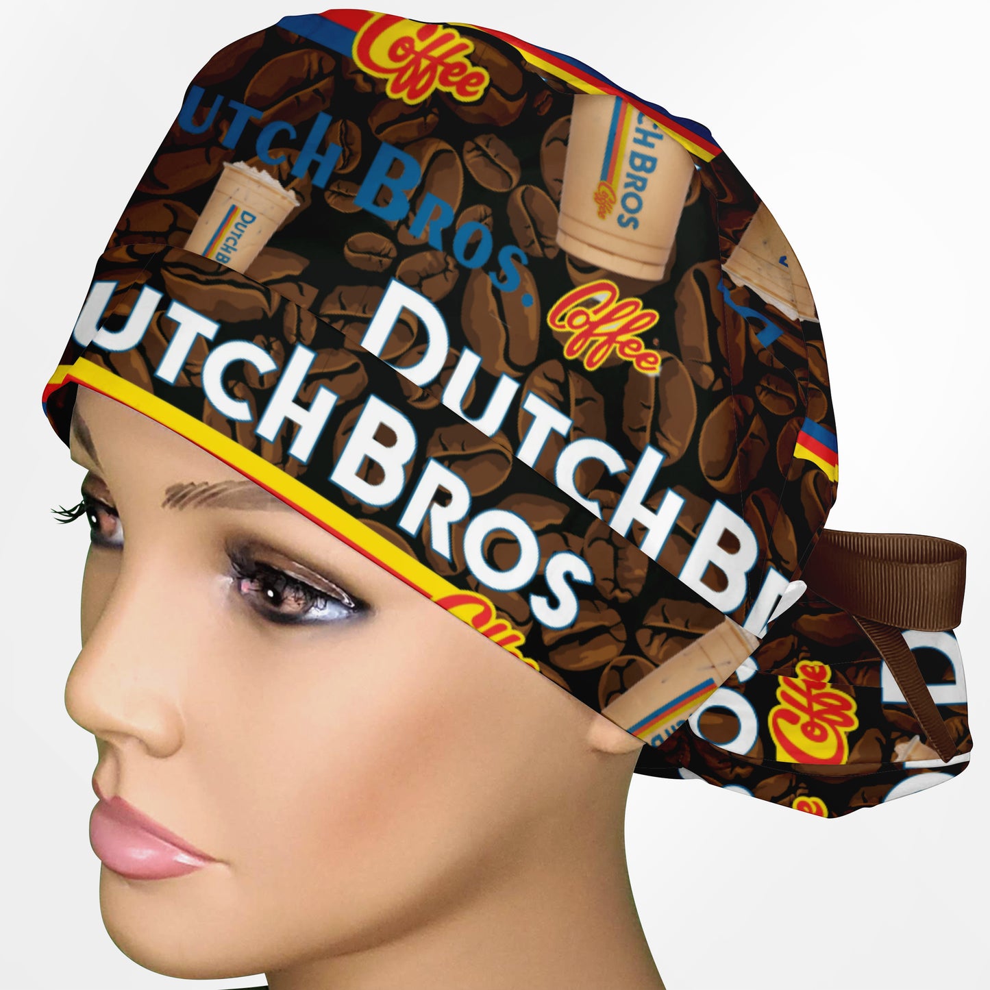 Dutch Bros Ponytail Scrub Cap