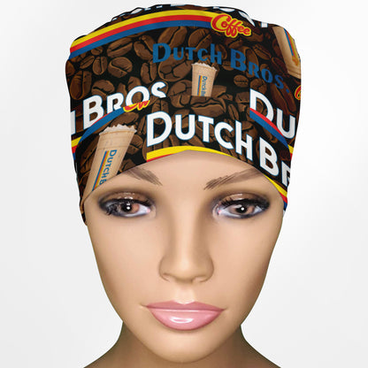 Dutch Bros Ponytail Scrub Cap