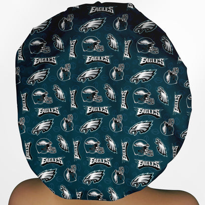 Eagles Logo Bouffant Scrub Cap