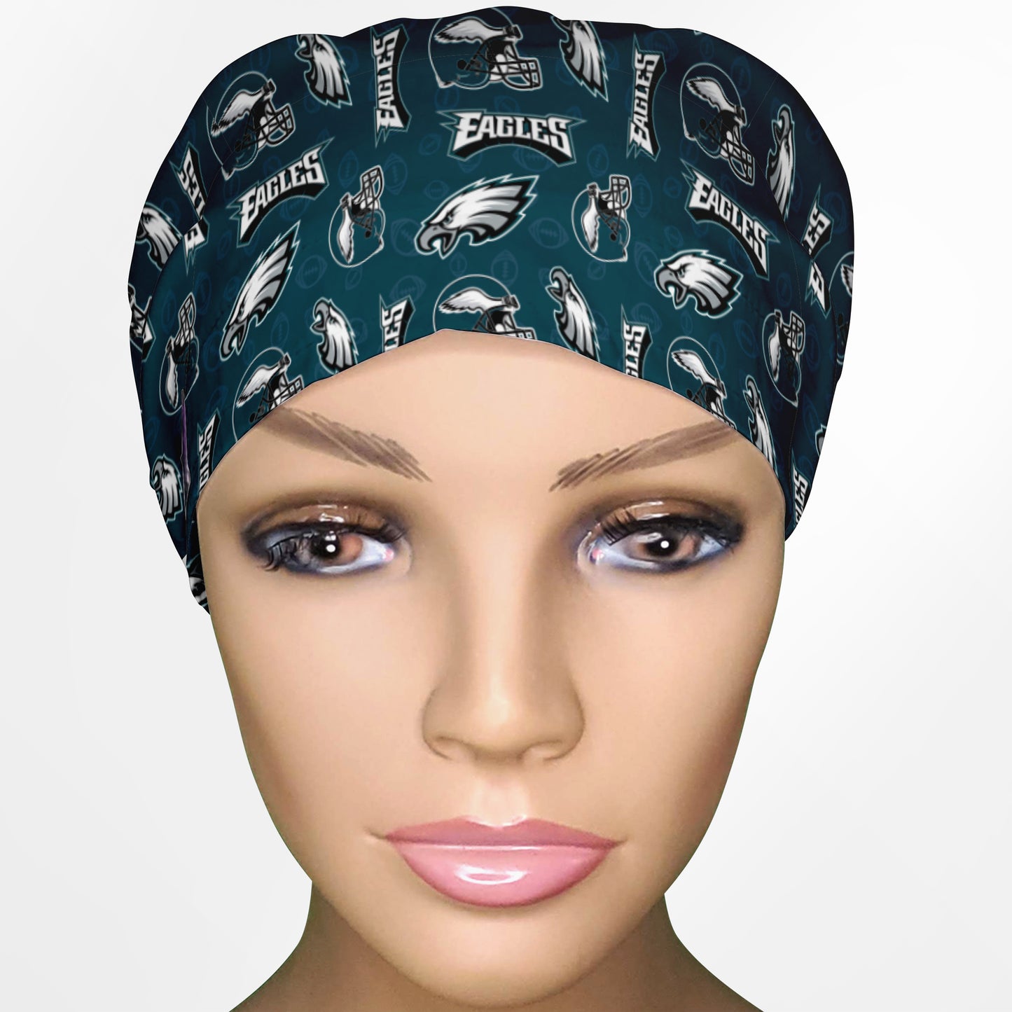 Eagles Logo Euro Scrub Cap