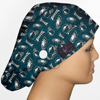 Eagles Logo Euro Scrub Cap