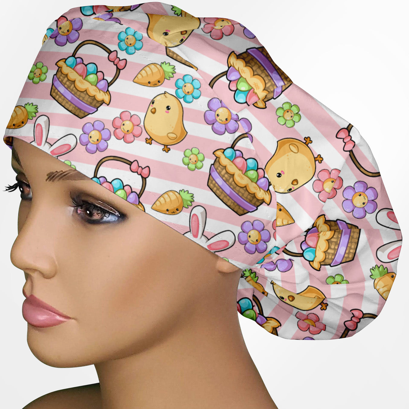 Easter Bouffant Scrub Cap