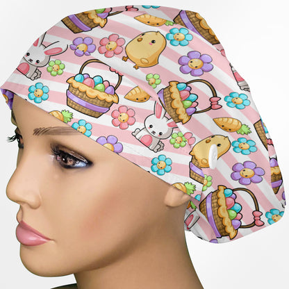 Easter Euro Scrub Cap