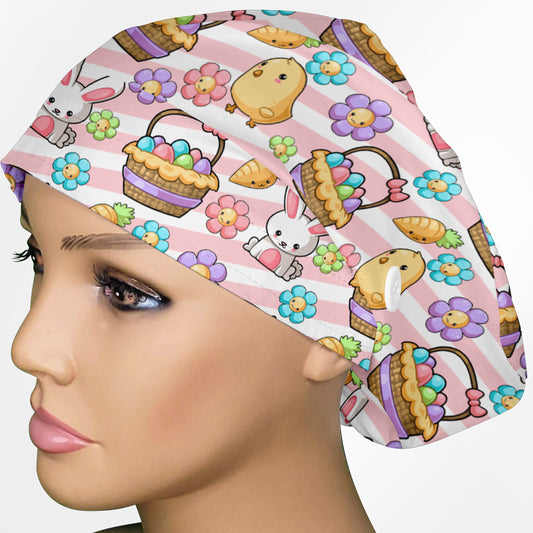Easter Euro Scrub Cap