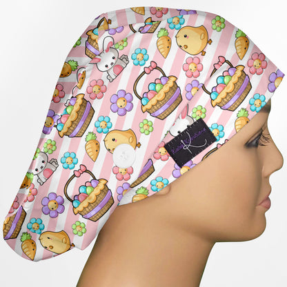 Easter Euro Scrub Cap